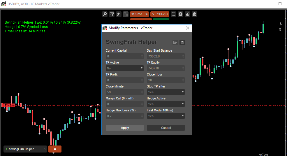 SwingFish Helper: Hedging Robot/Ea/Algo ~ SwingFish Traders